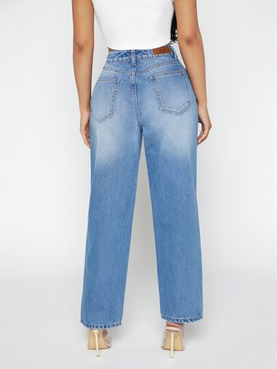 SHEIN SXY Джинсы с прямыми штанинами