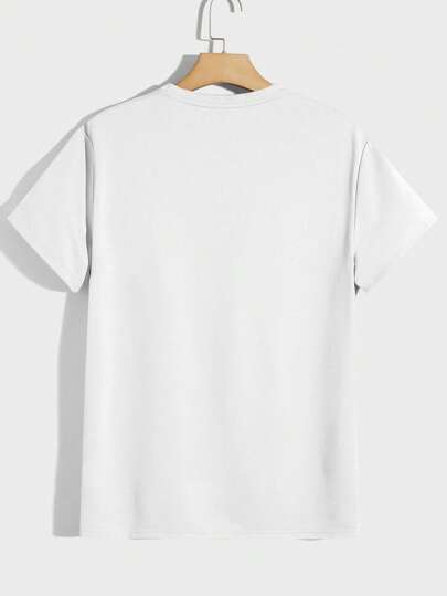 SHEIN для мужчины Футболка с текстовым принтом