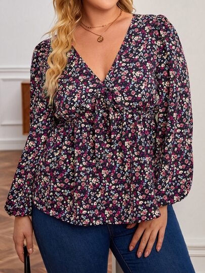 SHEIN Frenchy Plus Size Blouses