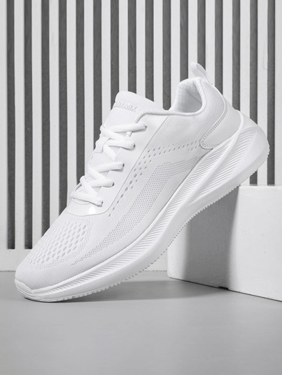 Men Minimalist Lace-up Front Running Shoes