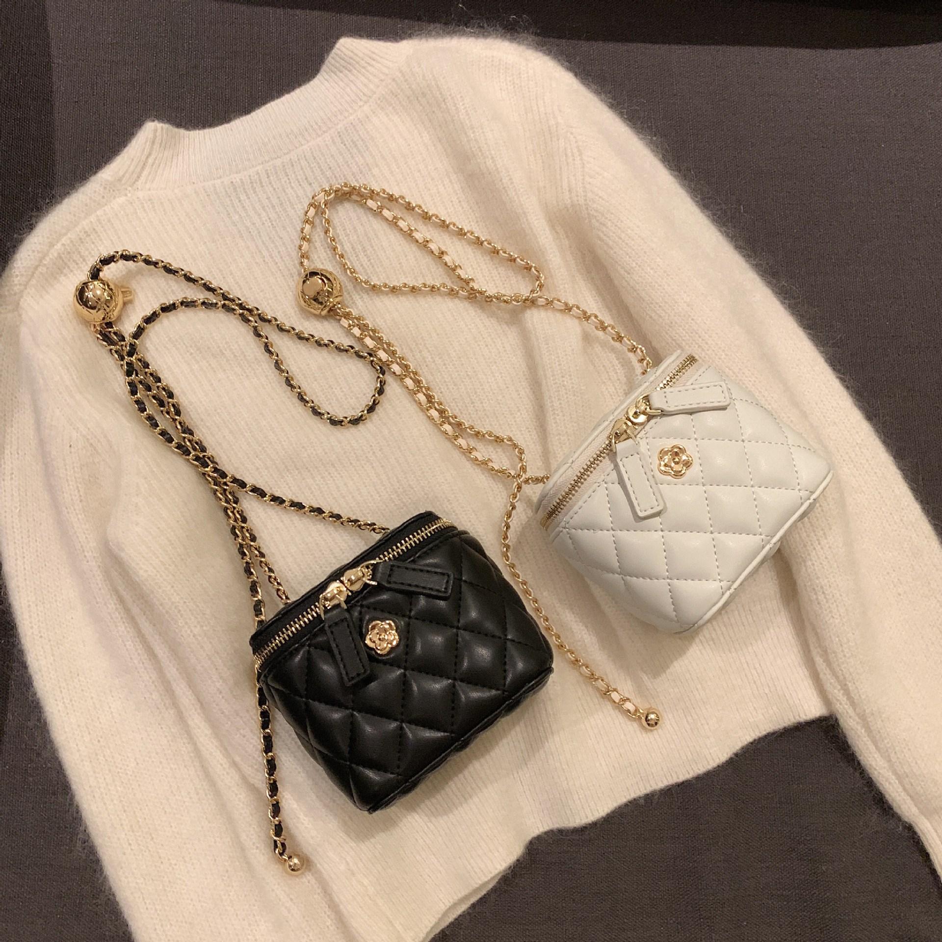 Маленькая сумка Camellia Ringer Chain box, женская мини-сумка через плечо на одно плечо для женщин