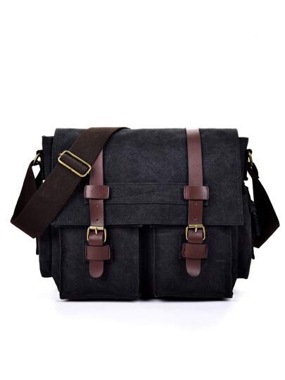 Canvas Travel Bag, Casual Outdoor Shoulder Bag Classic Messenger Bag For Work & Travel