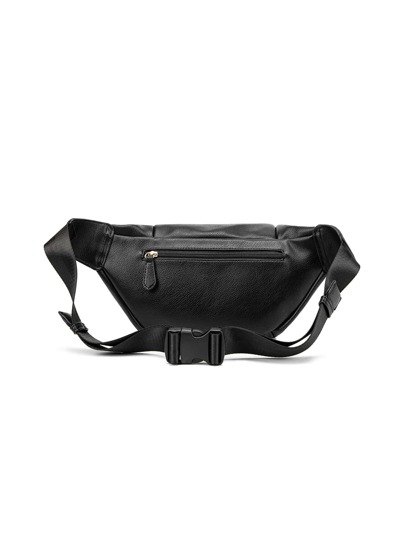 Men's Chest Bag, Fashionable Casual Sports Crossbody Bag For Young Man, Soft Leather Messenger Bag, Waist Bag, Shoulder Bag, Motorcycle Bag, Gift For Men Commuter