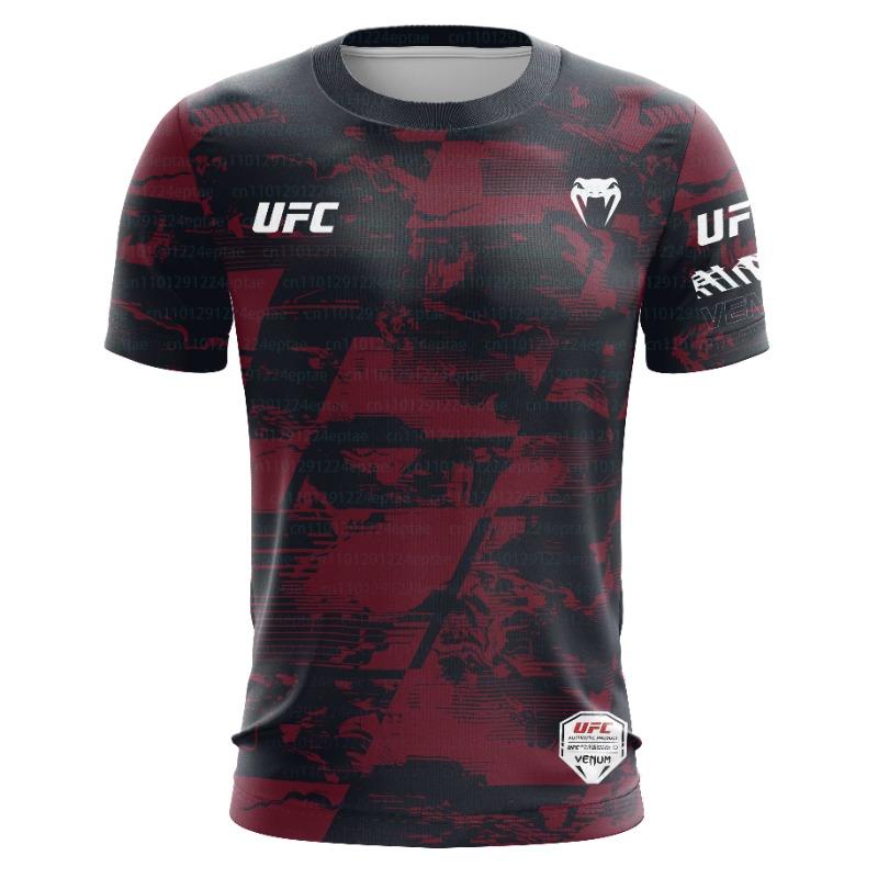 Футболка для мужчин-энтузиастов ММА, Экстремальный бокс, UFC, Летняя 2026, Повседневная, Модная, Спортивный топ с коротким рукавом, Мужской