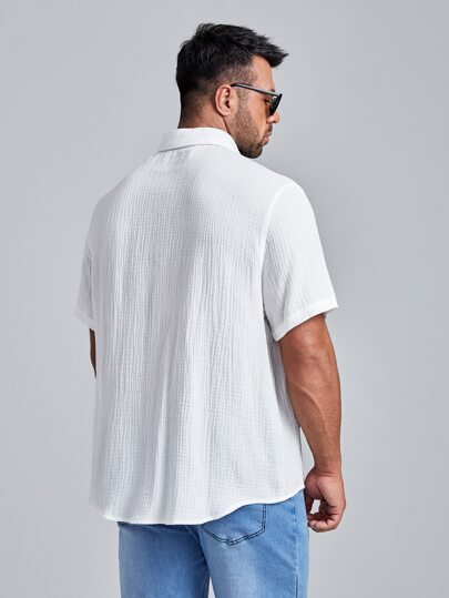 Extended Sizes для мужчины Рубашка на пуговицах