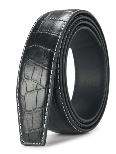 Men Crocodile Embossed Belt